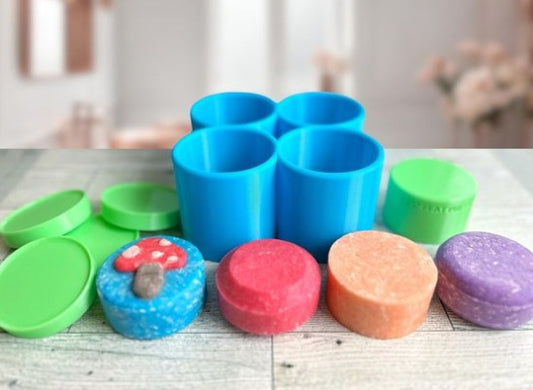 Prensador para Champú Solido de 4 Cuerpos