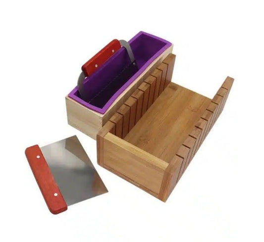 Set con Cotador de Jabon con Biseles de Corte