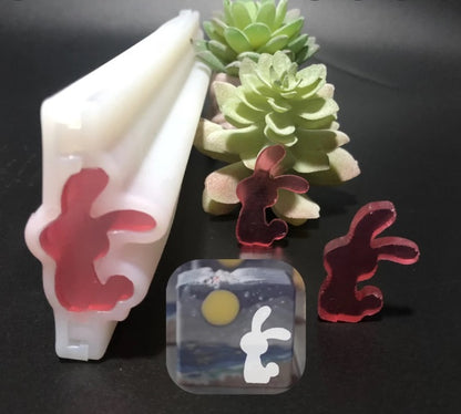Silicona Tubular para Jabón Conejo