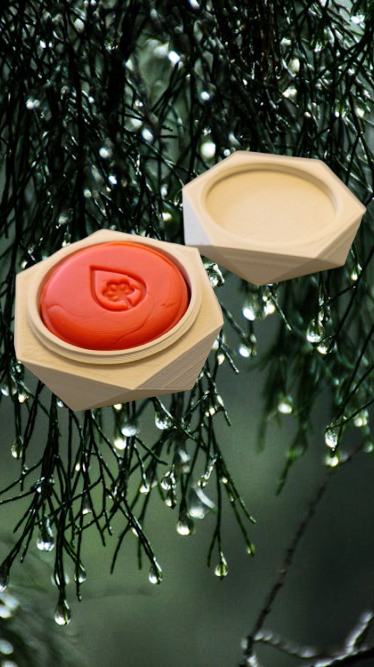 Porta Champu Solido tipo Hexagonal